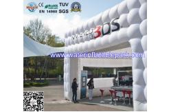 China Modern White Cube Inflatable Booth Tent For Garden Party And Event supplier