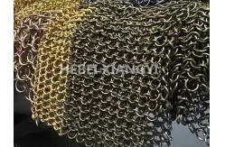 China Different Ring Diameter Chainmail Curtain Decorative Screen supplier