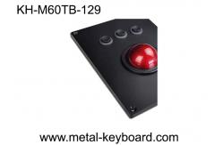 China 60mm Red Resin Industrial Trackball Mouse USB Interface and Long-Lasting Performance supplier