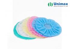 China Lightweight 10-20gsm Non Woven Bouffant Cap For Food Processors supplier