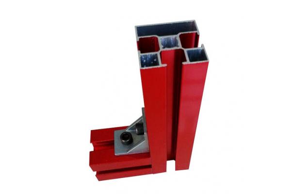 Powder Painted Aluminum Window Extrusion Profiles 6063-T5 / 6060-T5