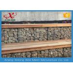 3.0-6.0mm Gabion Wire Mesh Garden Gabion Baskets Square Hope Shape for sale