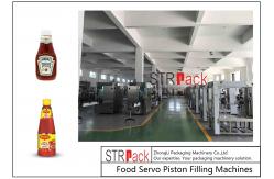 China Automatic Tomato Paste Making Machine 30 - 50 Bottles/min Production Line supplier