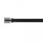 Three-dimensional shape 28MM Diameter Curtain Rods With Metal Material For Living Room for sale