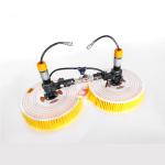Dual Power Carbon Fiber Telescopic Pole Solar Panel Brushes Double Head for sale