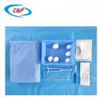SMS Eye Surgical Drape Pack In Blue Or Customizable For Sterile Surgeries for sale