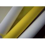 Plain Weave Yellow White Mesh Screen , 110 Mesh Silk Screen Super Precision