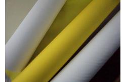 China Plain Weave Yellow White Mesh Screen , 110 Mesh Silk Screen Super Precision supplier