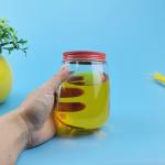 16oz Plastic Beverage Jar