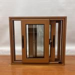 Aluminium Sliding Window Customized Window Double Temper Glass Good Sound Insulation