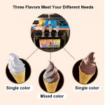 Large Capacity Factory Table Soft Ice Cream Machine