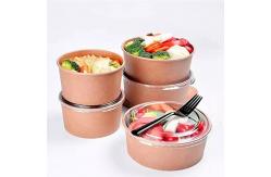 China Custom Recyclable Stackable Food Grade 750ml Disposable Paper Soup Bowls supplier