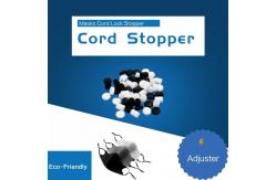 China Rubber Cylindrical Cord Lock Stopper Toggles For Face Masks supplier