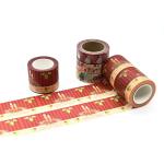 Decorative Paper Crafts 15mm*10m Christmas Washi Tape for sale