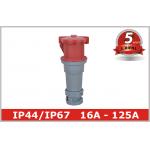 125 Ampere IP67 Industrial Receptacle Appliance Inlet 3P 4P 5P for sale