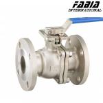 High Pressure Actuated Ball Valve Manual Two-Piece Flanged Stainless for sale
