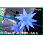 Custom Holiday Inflatable Lighting Decoration , Blow Up Stars