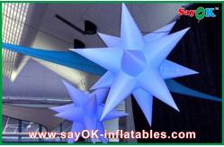 China Custom Holiday Inflatable Lighting Decoration , Blow Up Stars supplier