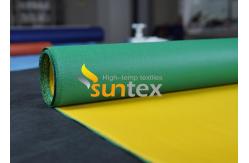 China Ventilation Duct Welding PU Coated Fiberglass Fabric Heat Insulation Flame Retardant supplier