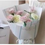 Flower wrapping paper, gold foil, aristocratic, internet famous paper for sale