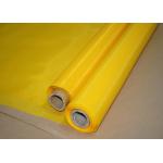 43T - 80PW High Tension Polyester Silk Screen Printing Mesh Yellow Logo Printed