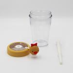 Creative Design Leak-Proof BPA Free Kids Plastic Water Bottle with Straw for sale