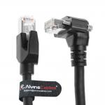 Alvin's Vertical Screw Lock CAT6a GigE Cable for Industrial Cameras