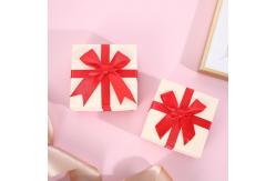 China Rigid Square Lid and Base Box Custom Jewelry Box Packaging With Foam Insert supplier