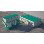 Customized Service Modular Steel Buildings , Prefab Warehouse Building Low Maintenance