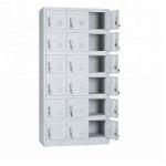 Multifunctiona 18 Doors Electrostatic Fireproof Metal Lockers for sale