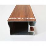 Natural Anodized Aluminium Sliding Wardrobe Door Profiles For Interior Decoration Materials for sale
