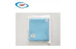 China Nonwoven Disposable Blue U Drape Split Sheet For Medical Procedures supplier