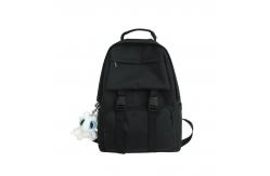 China Washable USB Charging Student Canvas Backpack FQC Large Capacity Laptop Backpack supplier