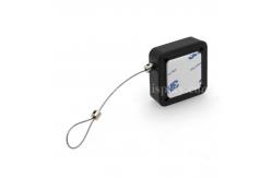 China ABS Shell Anti Theft Cable Retractor With 3M Sticker supplier