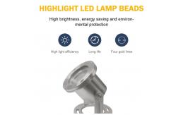 China Stainless Steel IP68 DMX RGB LED Underwater Fountain Light supplier
