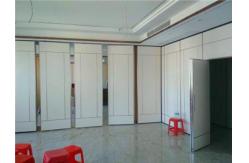 China Sliding Aluminium Roller Soundproof Partition Wall Melamine Surface 4m Height supplier
