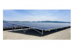 China Rail Clamp Alluminum Bifacial Solar Panels DIN1055 Solar System supplier