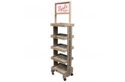 China 4 Layers Wine Display Stand Lychee Sauce Bottle Stand For Cocktail Material supplier