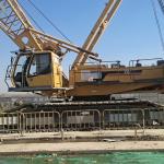 1.2km/H 150T Mobile Crawler Crane Equipment Boom Length 13m - 60m for sale