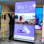 100 85 75 Indoor Touchscreen Monitor Kiosk 4k Digital Signage Display for sale