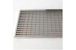 China Welding Flat 5mm Drain Cover Ss Floor Grating Pressure Locked supplier