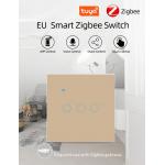 Smart Zigbee Switch Gold EU / UK Standard 220V Wall Switch App Contorl for sale