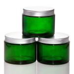 Empty Green Glass Candle Jars Vessels 7oz 8oz 10oz 16oz for sale