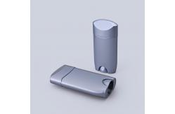 China Round Smooth Surface Plastic Deodorant Tubes With 80g Capacity supplier