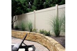 China Cheap Vinyl PVC Plastic Privacy Fence With Posts For Home supplier