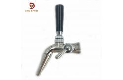 China 18/8 Stainless Steel Beer Keg Faucets With Flow Control supplier