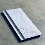 China Blue-Silver Metallic WPC Panel: Fusion of Ocean Rhythm and Modern Technology for sale