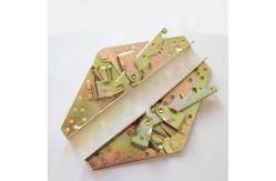 China Click - Clack Sleeper Folding Bed Hinges 2.0/2.3mm Thickness Zinc Plated supplier
