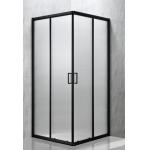 Customizable Square Shower Enclosures With Narrow Reeded Glass For Modern for sale