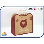 Recycle Kraft Paper Bags Twisted Handles For Christmas Gift for sale